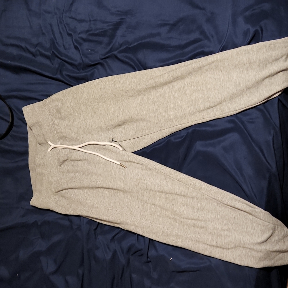 Light grey Joggers they are really comfortable and thin and flexible